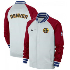 Men's Denver Nuggets Grey/Red 2022/23 City Edition Full-Zip Jacket