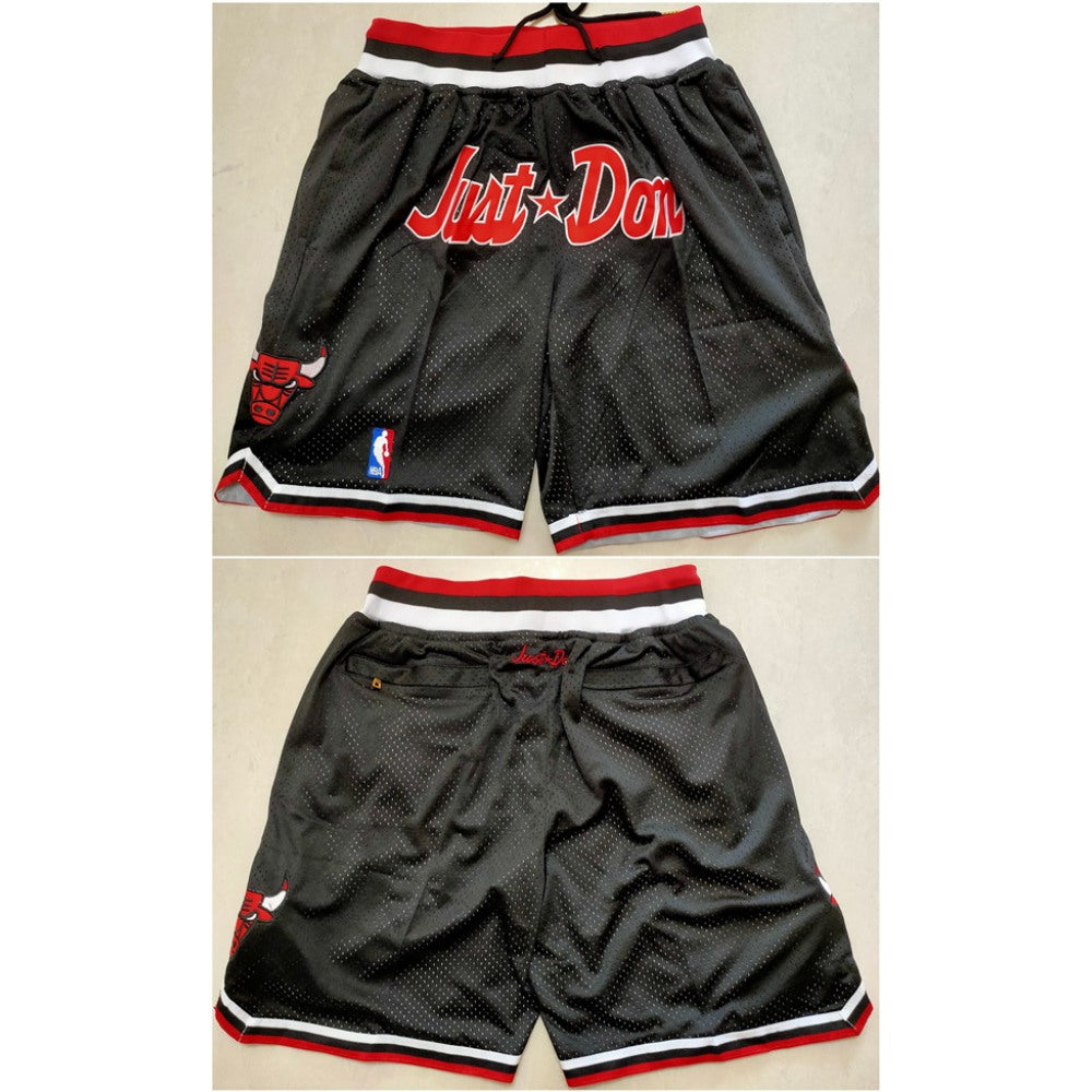 Men's Chicago Bulls Black Mitchell&Ness Shorts (Run Small)