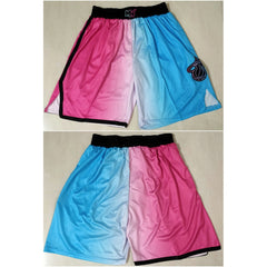 Men's Miami Heat Blue/Pink Shorts (Run Small)