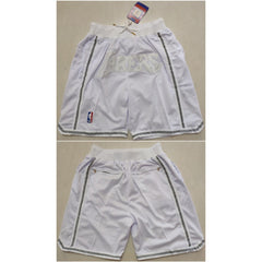 Men's Los Angeles Lakers White 'MVP' Shorts (Run Small)