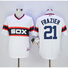 White Sox #21 Todd Frazier White Alternate Home Cool Base Stitched MLB Jersey