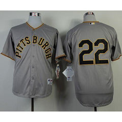 Pirates #22 Andrew McCutchen Grey 1953 Turn Back The Clock Stitched MLB Jersey