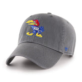 KANSAS JAYHAWKS VINTAGE '47 CLEAN UP Gray
