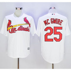 Cardinals #25 Mark McGwire White New Cool Base Stitched MLB Jersey