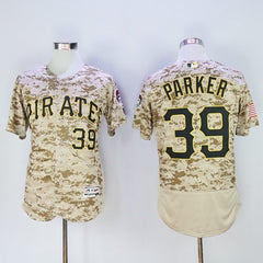 Pirates #39 Dave Parker Camo Flexbase Authentic Collection Stitched MLB Jersey