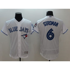 Blue Jays #6 Marcus Stroman White Flexbase Authentic Collection Stitched MLB Jersey