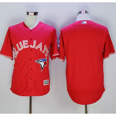Blue Jays Blank Red New Cool Base 40th Anniversary Stitched MLB Jersey