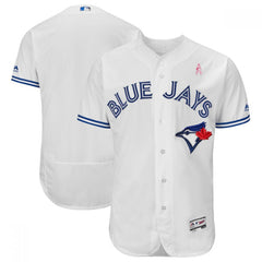 Men's Toronto Blue Jays White 2018 Mother's Day Flexbase Stitched MLB Jersey