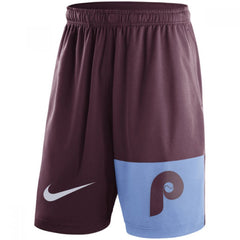 Men's Philadelphia Phillies Maroon Cooperstown Collection Dry Fly Shorts