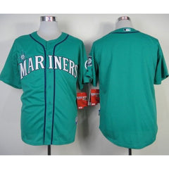 Mariners Blank Green Alternate Cool Base Stitched MLB Jersey