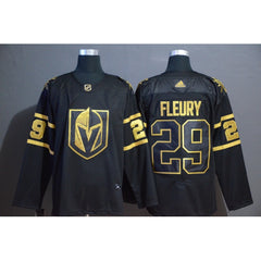 Men's Vegas Golden Knights #29 Marc-Andre Fleury Black Golden 2019 NHL All-Star Game Jersey