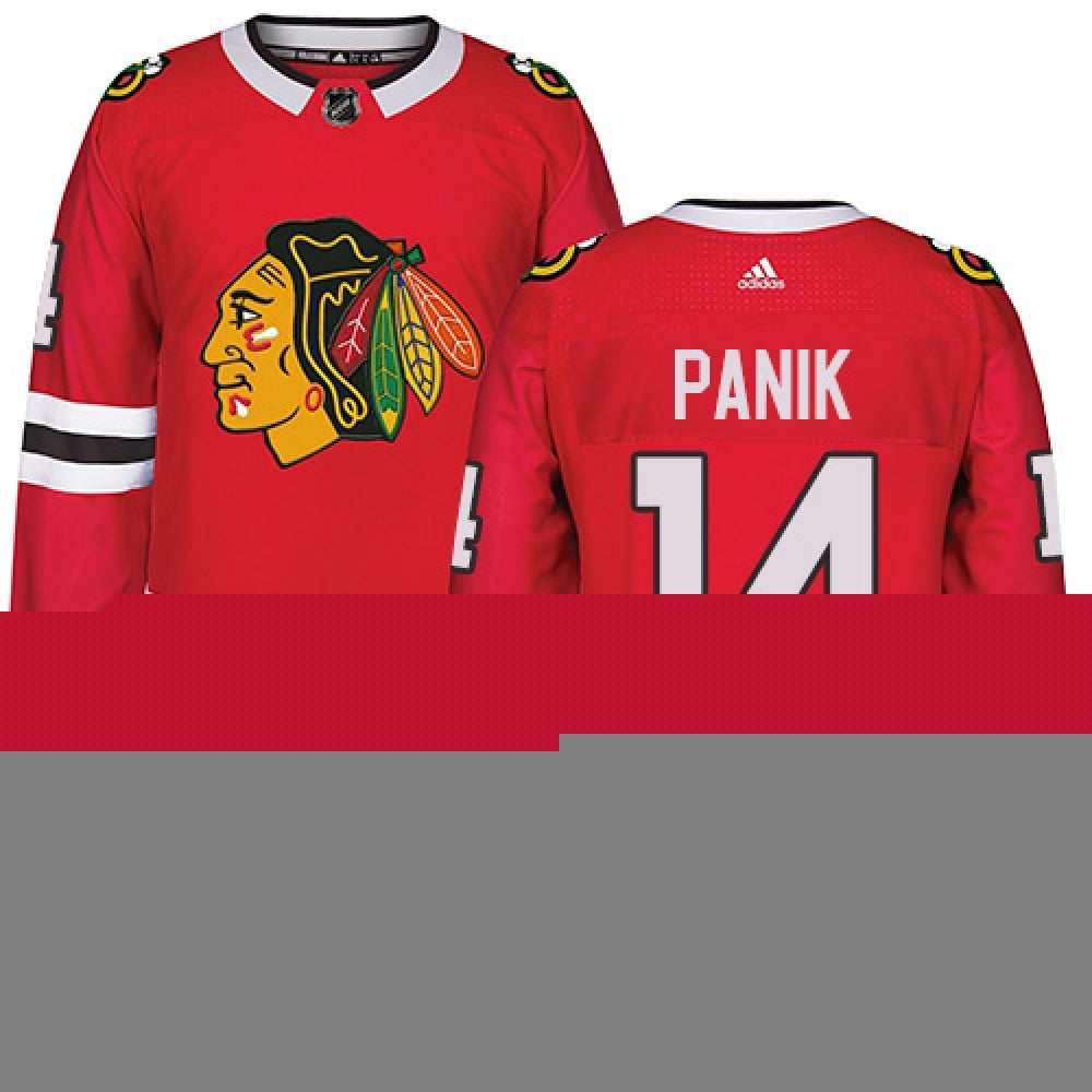 Men's Chicago Blackhawks #14 Richard Panik Red Stitched NHL Jersey