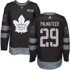 Maple Leafs #29 Mike Palmateer Black 1917-2017 100th Anniversary Stitched NHL Jersey
