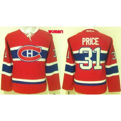 Canadiens #31 Carey Price Red CH Women's Stitched NHL Jersey