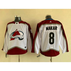 Youth Colorado Avalanche #8 Cale Makar White Stitched Jersey
