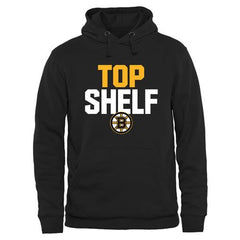 Boston Bruins Top Shelf Pullover Hoodie Black