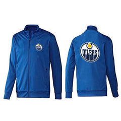 NHL Edmonton Oilers Zip Jackets Blue-2
