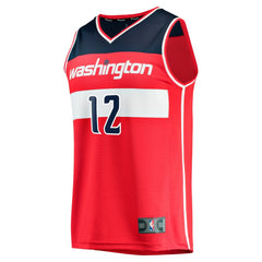Men's Washington Wizards Alexandre Sarr Red 2024 NBA Draft Fast Break Player Jersey - Icon Edition
