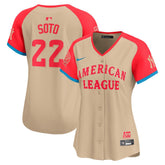 Women's American League Juan Soto Cream 2024 MLB All-Star Game Limited Player Jersey