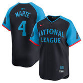 Men's National League Ketel Marte Navy 2024 MLB All-Star Game Limited Player Jersey