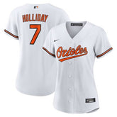 Women's Baltimore Orioles Jackson Holliday White Home Replica Player Jersey