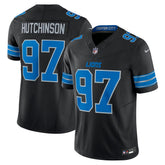 Men's Detroit Lions Aidan Hutchinson Black 2nd Alternate Vapor F.U.S.E. Limited Jersey