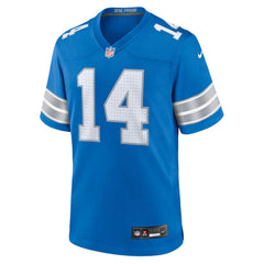 Men's Detroit Lions Amon-Ra St. Brown Blue Game Jersey