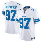 Men's Detroit Lions Aidan Hutchinson White Vapor F.U.S.E. Limited Jersey