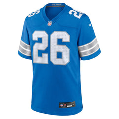 Men's Detroit Lions Jahmyr Gibbs Blue Game Jersey