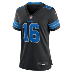 Women's Detroit Lions Jared Goff Black 2nd Alternate Game Jersey