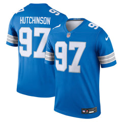 Men's Detroit Lions Aidan Hutchinson Blue Legend Jersey
