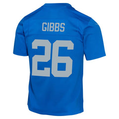 Youth Detroit Lions Jahmyr Gibbs Blue Alternate Game Jersey
