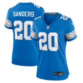 Women's Detroit Lions Barry Sanders Blue Retired Player Game Jersey