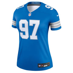 Women's Detroit Lions Aidan Hutchinson Blue Legend Jersey