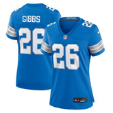 Women's Detroit Lions Jahmyr Gibbs Blue Game Jersey