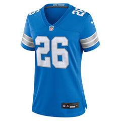 Women's Detroit Lions Jahmyr Gibbs Blue Game Jersey