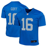 Youth Detroit Lions Jared Goff Blue Alternate Game Jersey