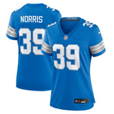Women's Detroit Lions Morice Norris Blue Game Jersey