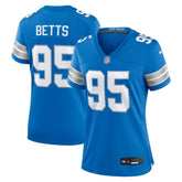 Women's Detroit Lions Mathieu Betts Blue Game Jersey