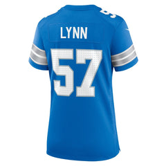 Women's Detroit Lions Nate Lynn Blue Game Jersey