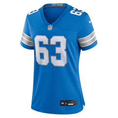 Women's Detroit Lions Duke Clemens Blue Game Jersey