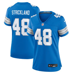 Women's Detroit Lions Loren Strickland Blue Game Jersey