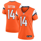 Women's Denver Broncos Courtland Sutton Orange Mile High Collection Game Jersey