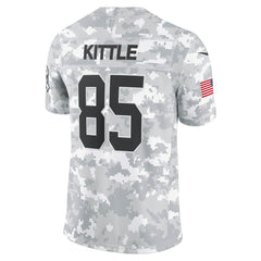 Men's San Francisco 49ers George Kittle Arctic Camo 2024 Salute to Service Limited Jersey
