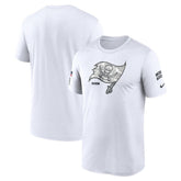Men's Tampa Bay Buccaneers White 2024 Salute To Service Legend Performance T-Shirt