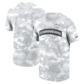 Men's Washington Commanders Arctic Camo 2024 Salute To Service Performance T-Shirt