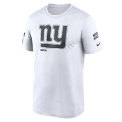Men's New York Giants White 2024 Salute To Service Legend Performance T-Shirt