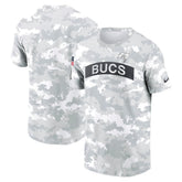 Men's Tampa Bay Buccaneers Arctic Camo 2024 Salute To Service Performance T-Shirt