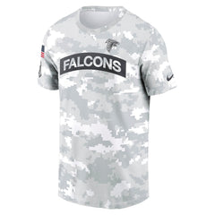 Men's Atlanta Falcons Arctic Camo 2024 Salute To Service Performance T-Shirt