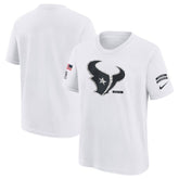 Youth Houston Texans White 2024 Salute To Service T-Shirt